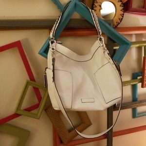 Steve madden bag white hobo slouch crossbody purse
